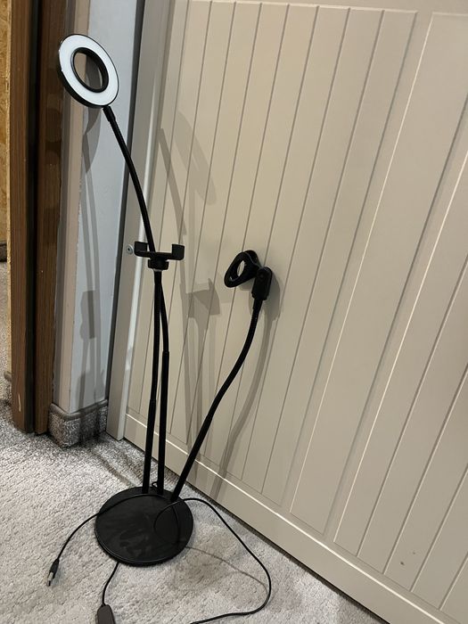 Lampa czarna led
