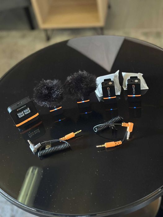 COMICA Vimo Q Microfone sem fios lapela com 4TX e 1RX