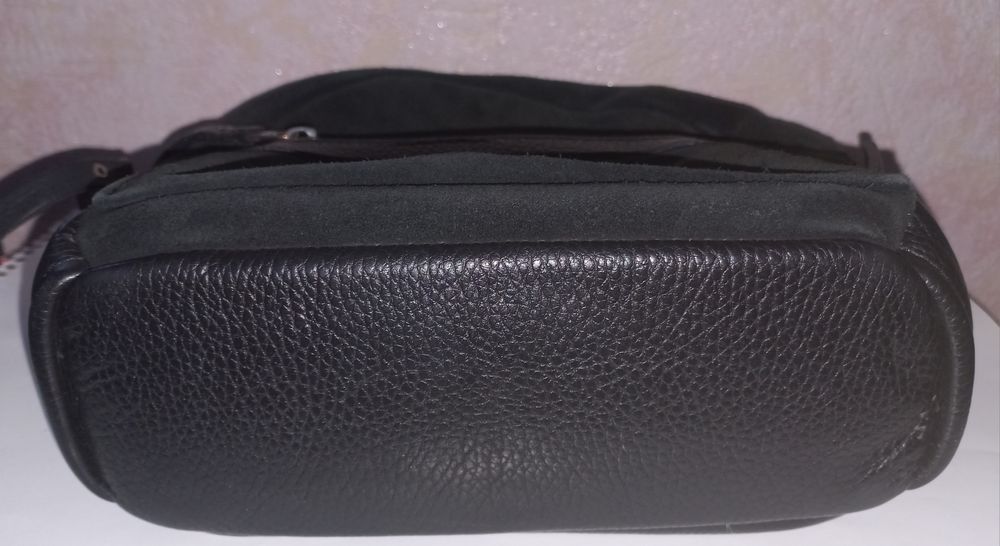 Жіночий рюкзак-сумка шкіряний