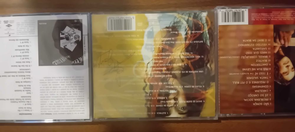 Música em Cd Portuguesa e Brasileira Concertos ao Vivo.
