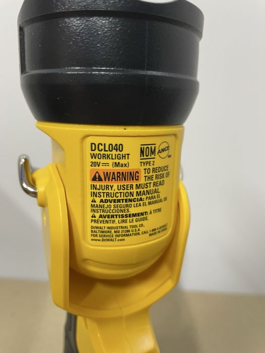 Dewalt DCL040/ліхтарик деволт 18/20в