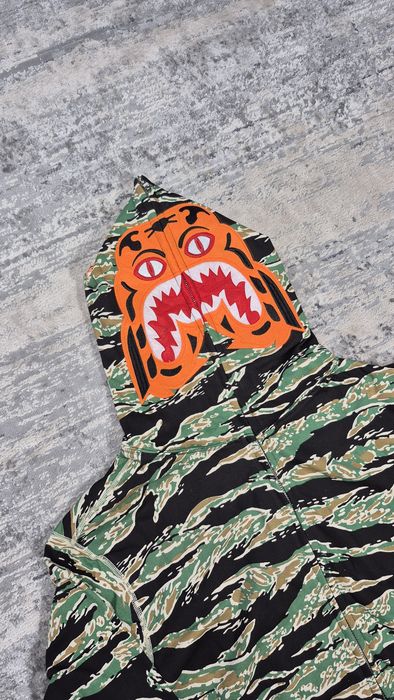 Кофта Варе Зипка А Bathing Ape Bapel Зип-Худи Бейп І Варе Tiger Кофта Худи Bape Tiger Camo Gray