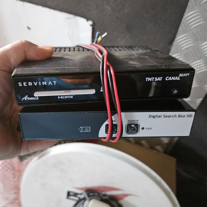 Antena parabólica automatica + controlador + receptor