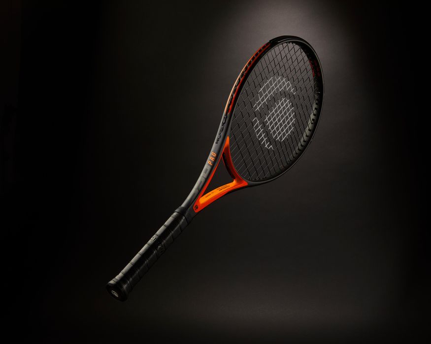 RAQUETE DE TÉNIS TR990 PRO ADULTO PRETO VERMELHO