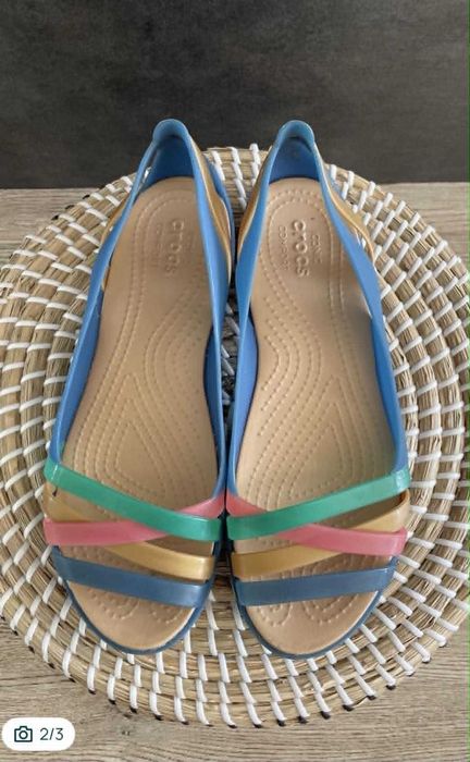 Crocs sandały Isabella Huarache 2 Flat W8 38/39