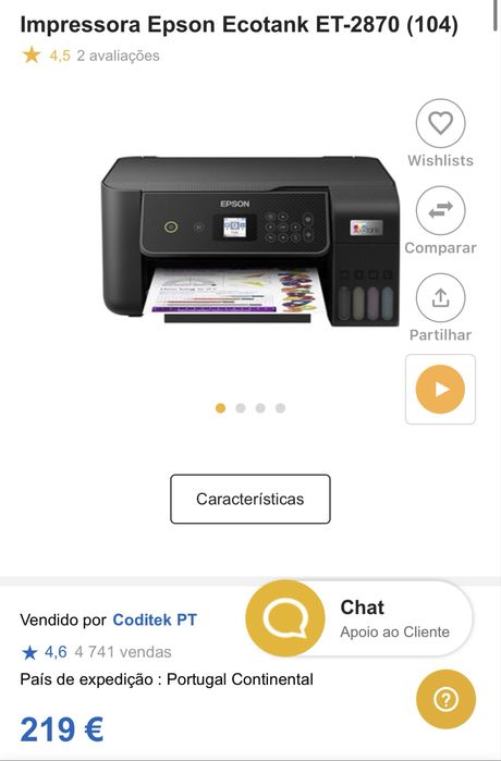 Impressora Epson Ecotank ET-2870