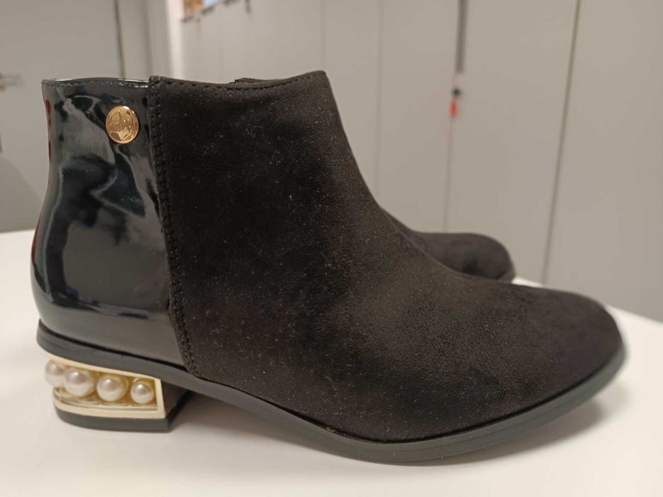 H&D Moda Espanola damskie botki zamszowe eleganckie, rozm. 37