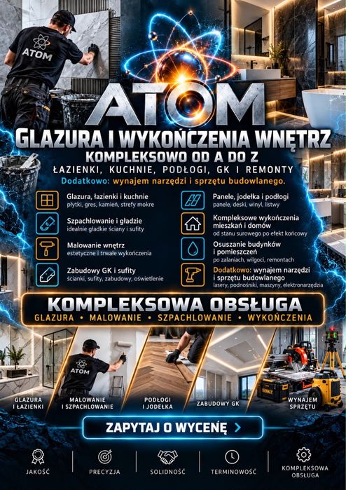 Kompleksowe usługi remontowo-wykończeniowe
