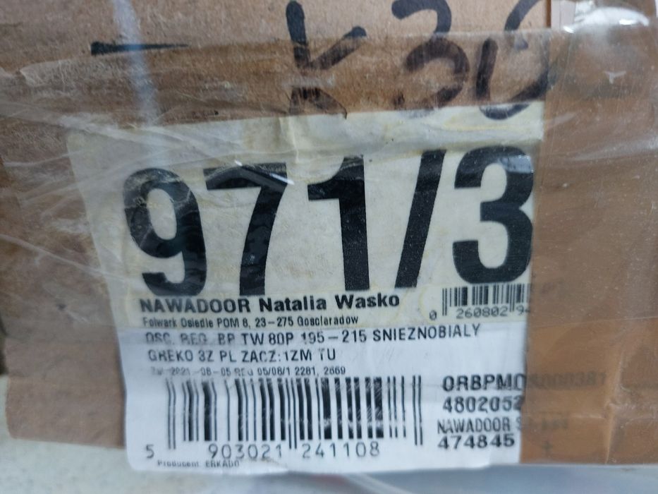 Erkado ościeżnica regulowana bezprzylgowa 80P