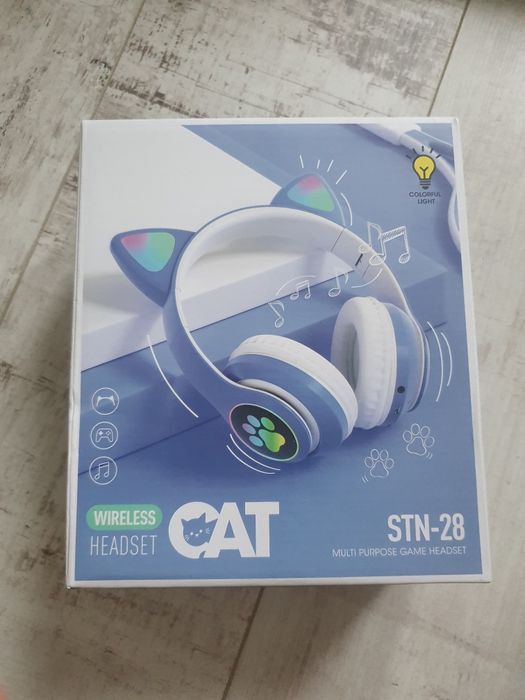 Słuchawki bezprzewodowe kocie ucho STN-28