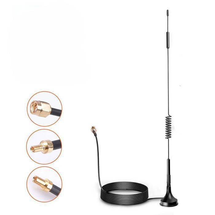 Антена 4G/5G LTE всенаправлена SMA TS9 CRC9 — авто дача роутер