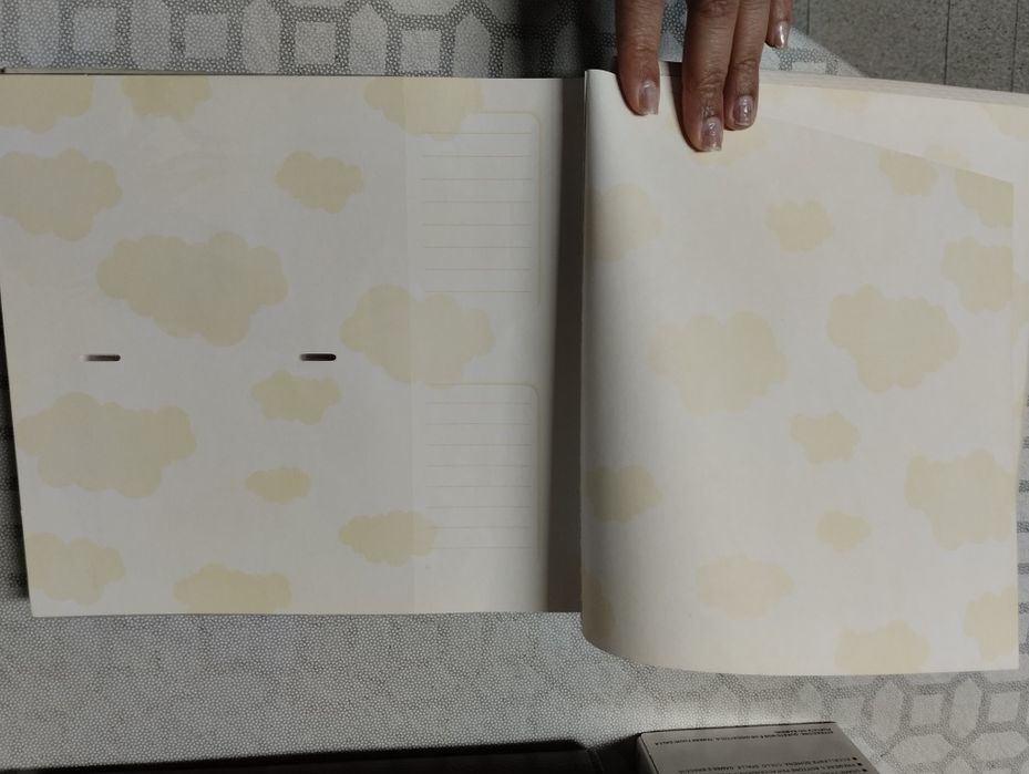 Álbum de fotografias para bebé