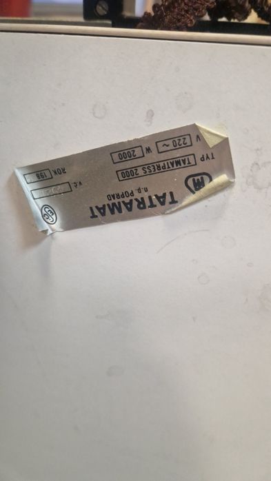 Prasownica Tamatpress 2000
