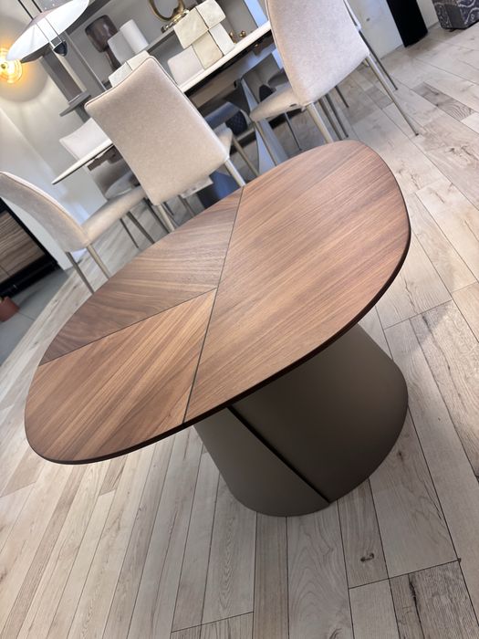 -20% stolik kawowy Cattelan Italia Adrian wood, 90x90/48h