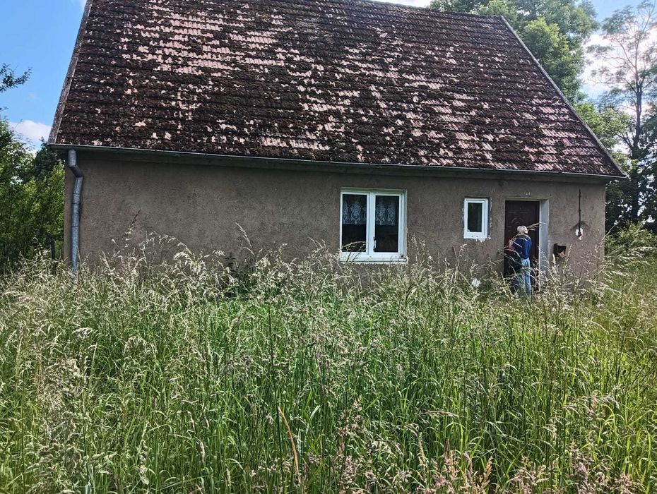 Działka 1400 m2 z domem wolnostojącym do remontu /rozbiórki