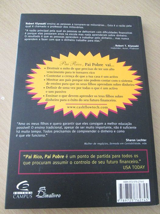Pai Rico, Pai Pobre de Robert Kiyosaki