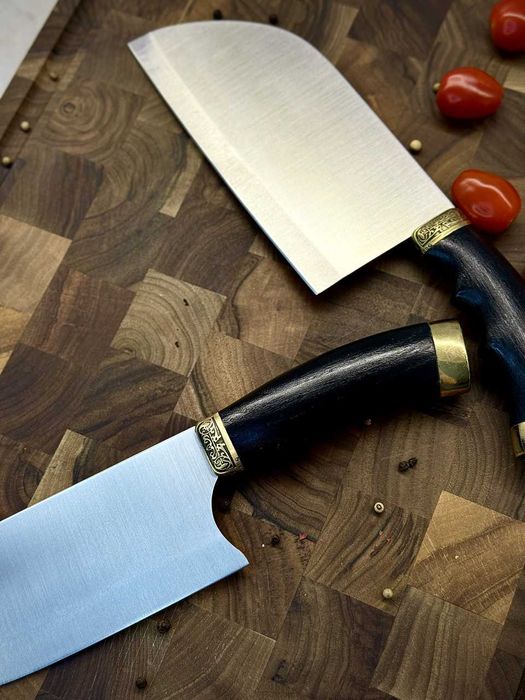 Набір кухонних тяпок KN188 сталь 65Х13 Комплект тяпок кухонных