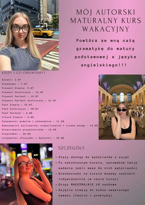 kurs maturalny jezyk angielski