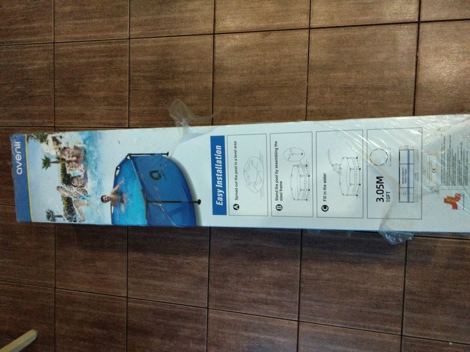 NOWY basen stelażowy okrągły Avenli 305 x 76 cm