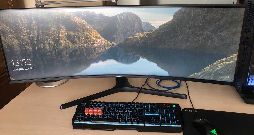 Монітор 43" Samsung Curved LC43J890D (LC43J890DKIXCI)