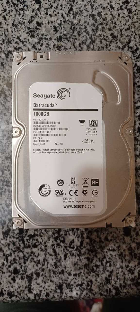 Жесткий диск \hdd\SEAGATE Barracuda 1000gb\1tb: 300 грн ...