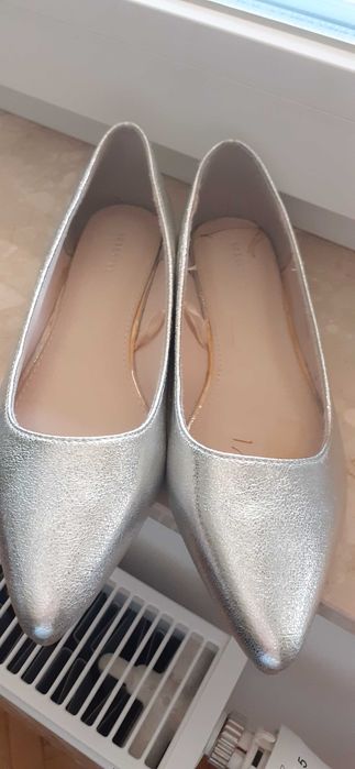 Baleriny srebrne roz. 39 RESERVED