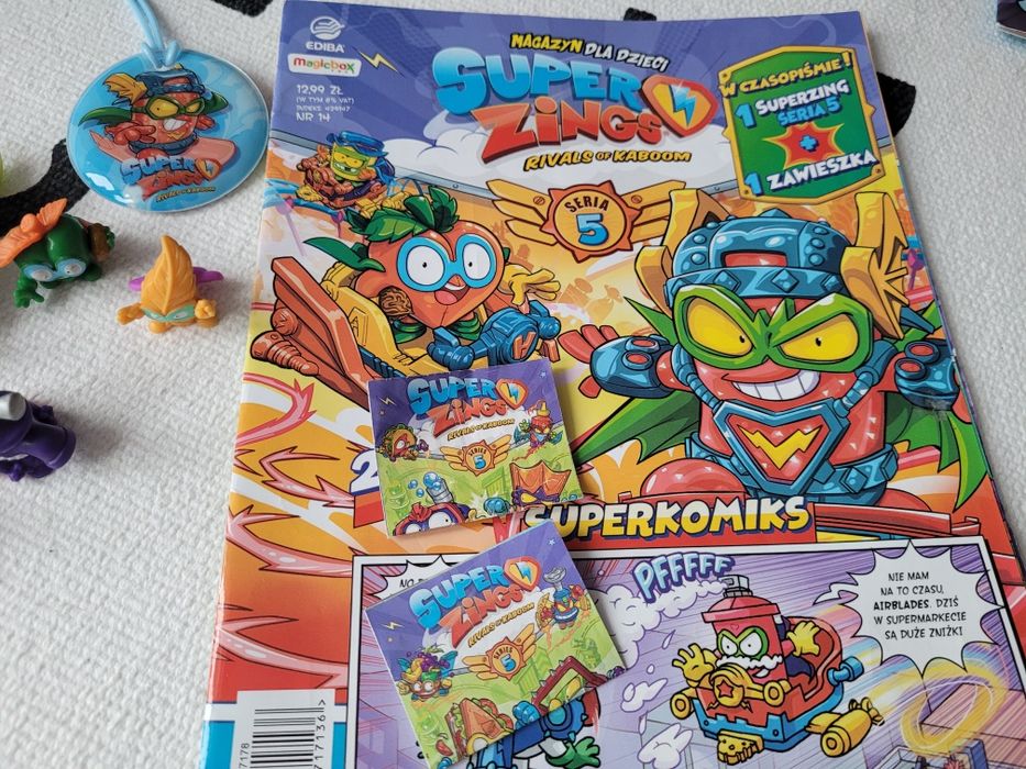 Zestaw figurki i pojazdy Super Zings seria 5