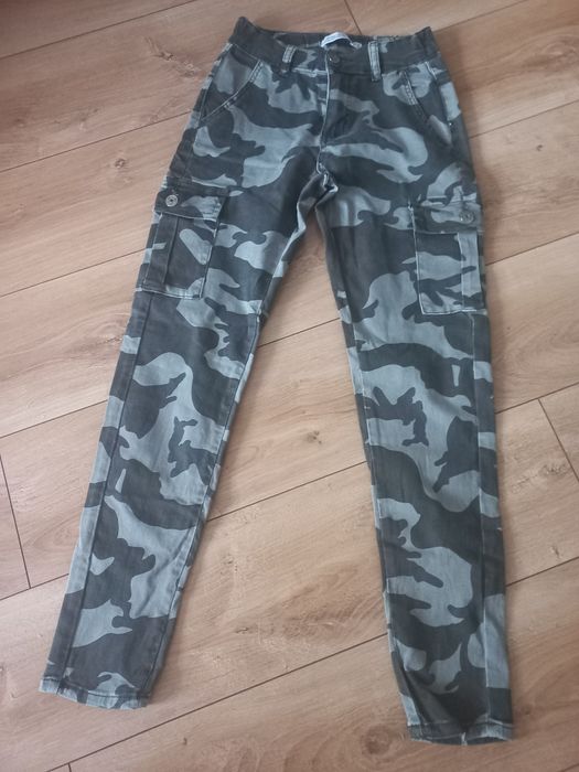 Spodnie damskie moro bojówki