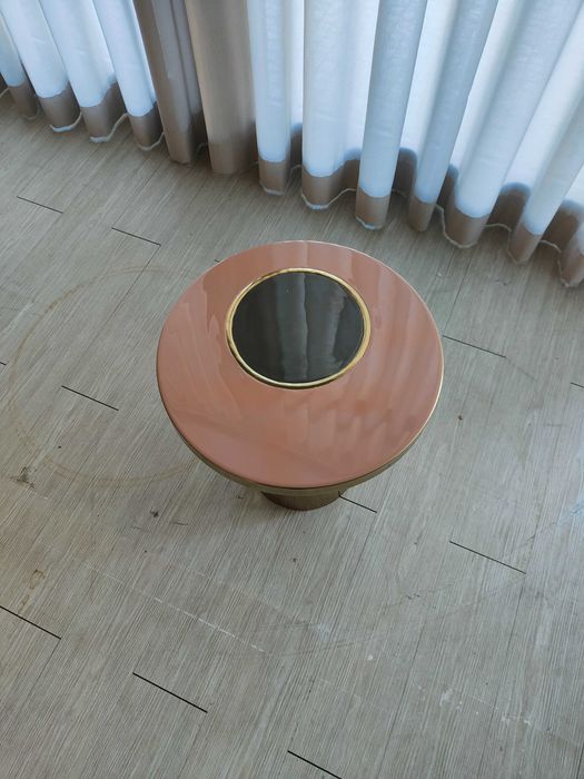 Mesa de apoio redonda em metal (Ø40,5 CM) Tillo