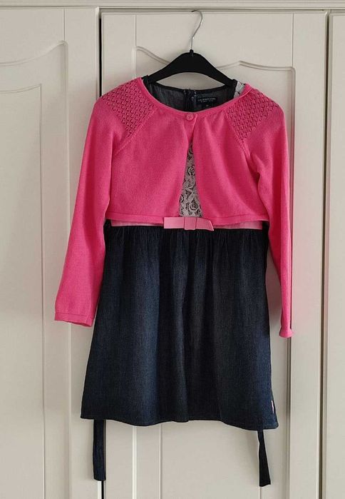 Джинсовое платье US Polo для девочки на 8 лет