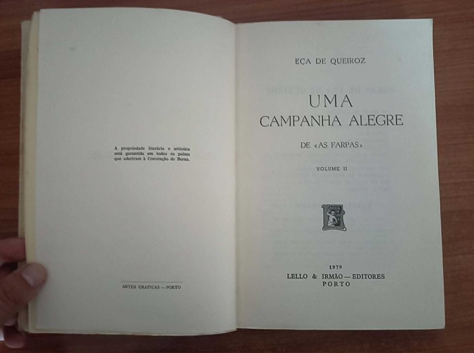 Eça de Queiroz - Uma Campanha Alegre de «As Farpas» (2 Volumes) (1979)