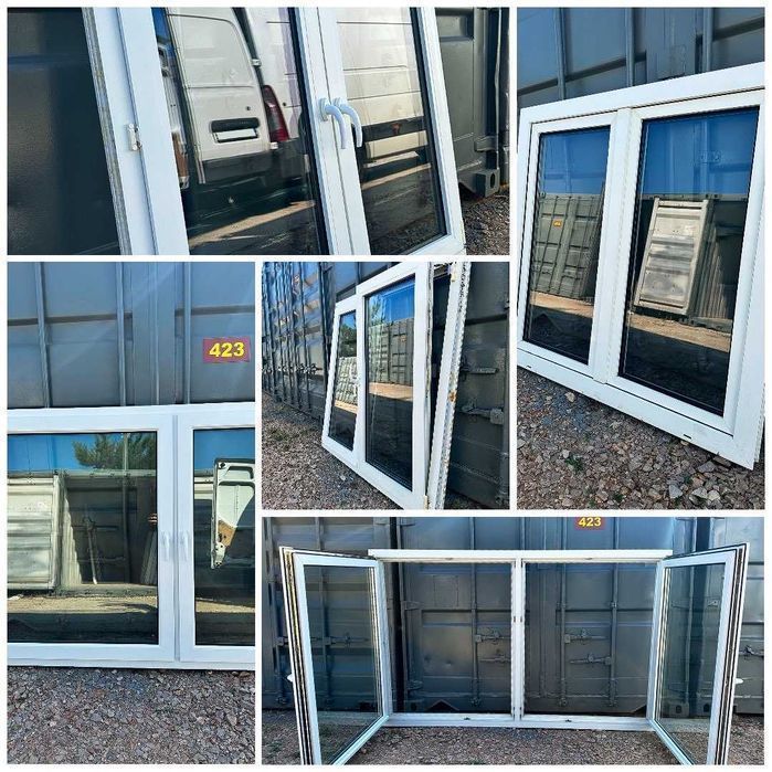 Okna UŻYWANE 110x136 z Niemiec Jednoskrzydłowe i inne - DOWÓZ