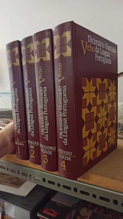 Dicionário Ilustrado da Língua Portuguesa Verbo (4 Volumes)