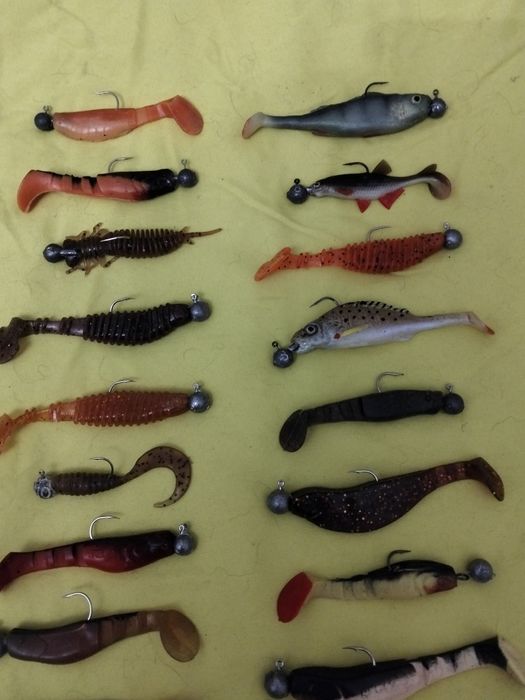 Силіконові приманки. 95%нові