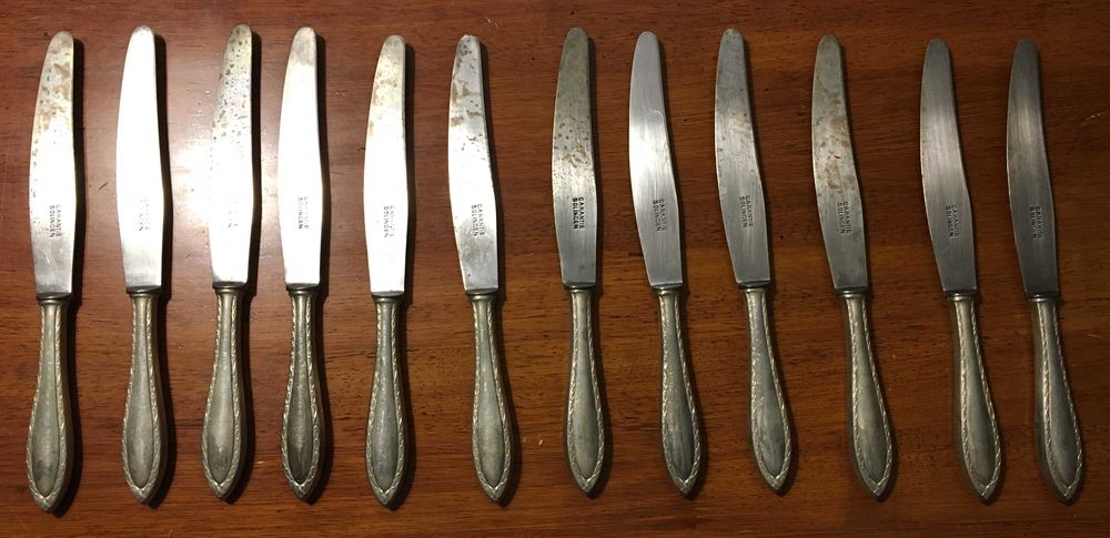 Faqueiro Alpaka antigo