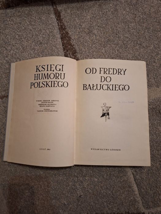 Księgi Humoru Polskiego od Fredry do Bałuckiego