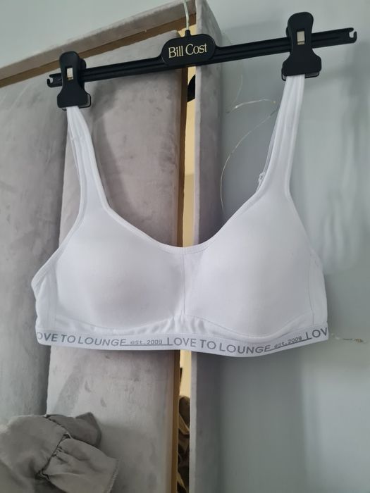 Biustonosz Sportowy Biały 35 A Nowy Primark  Lounge
