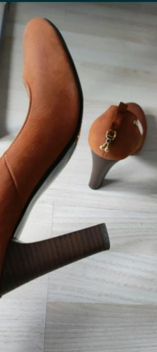 Buty damskie skórzane 38