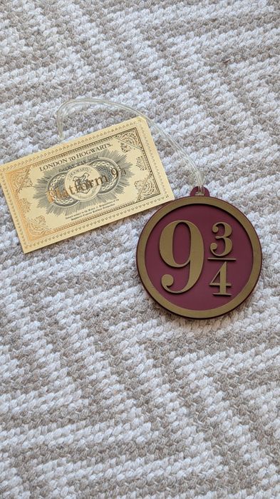 Круглая Бирка на чемодан platform 9 3/4 Hogwarts платформа Хогвартс