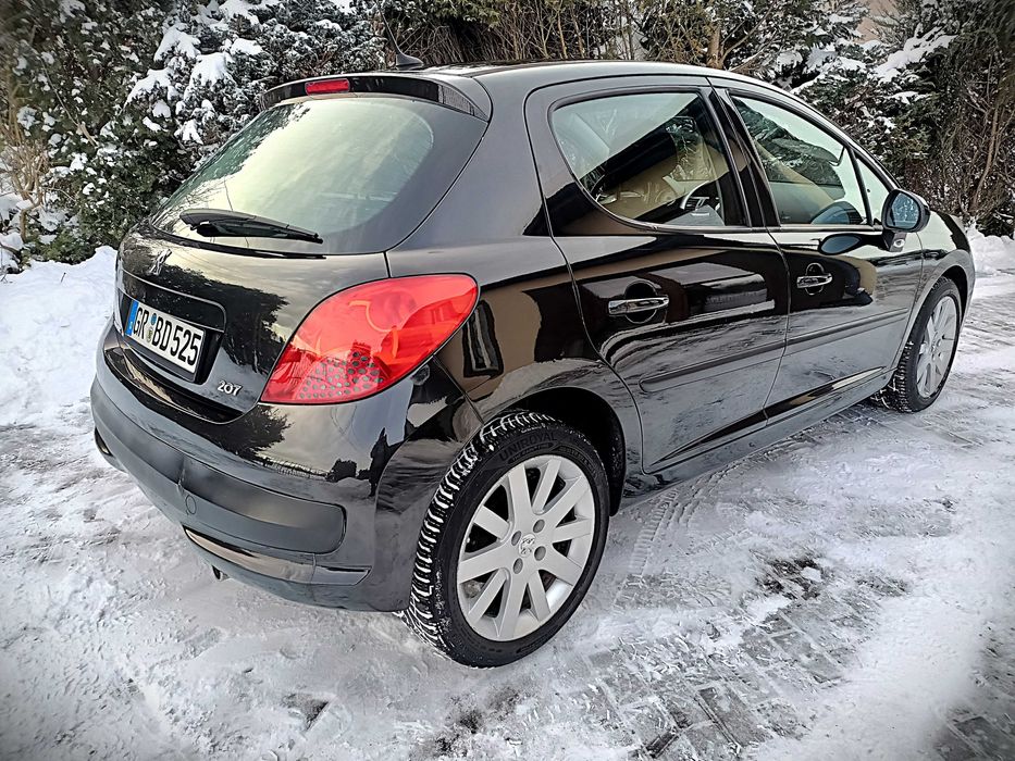 Peugeot 207 1,4 benzyna 95KM! Z Niemiec! Zarejestrowany! 2008r. CZARNY