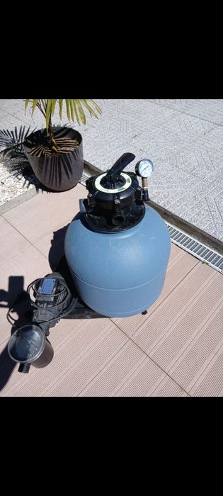 Motor e filtro piscina