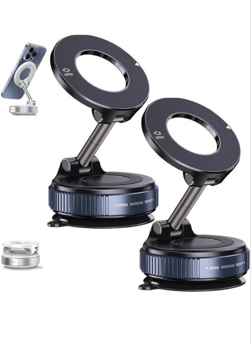 Магнітний тримач AeronStand для телефону в авто 360° на присосці