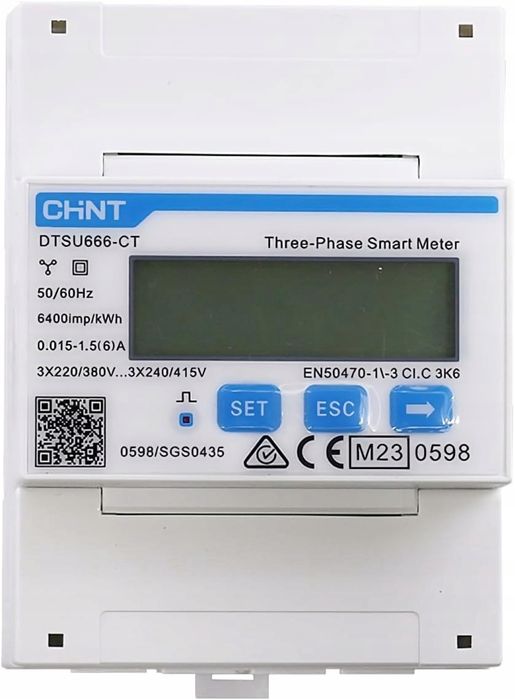 licznik energii DIN35 mm 1,5(6) A z interfejsem RS485 DTSU666-CT