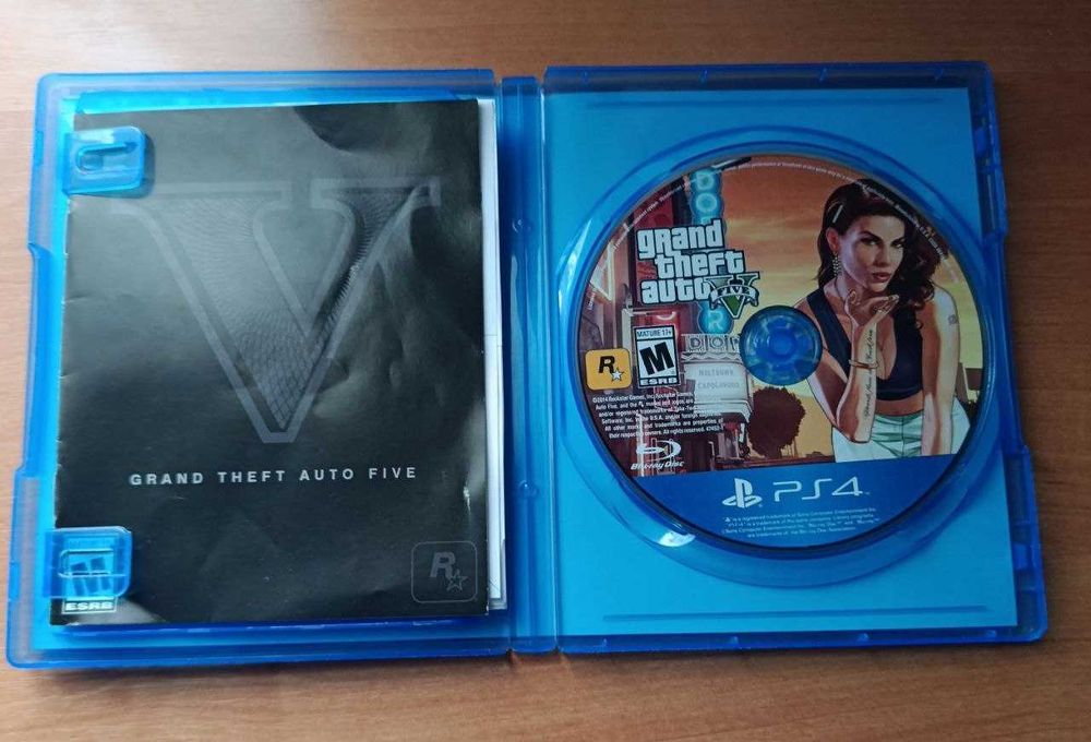 Gta5 на PS 4 ігровий диск