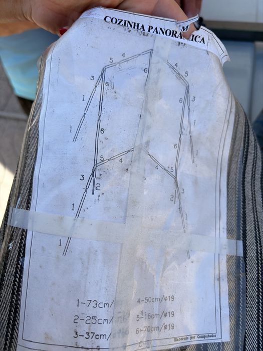 Cozinha de campismo (1,90m altura)