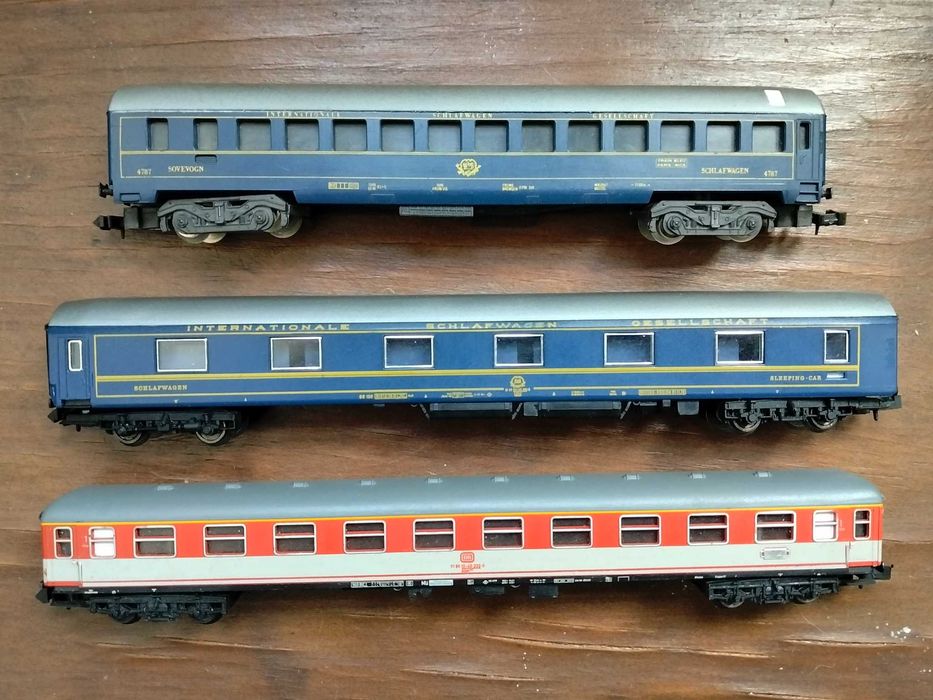 3 carruagens escala N