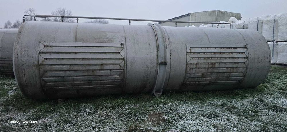 zbiornik 57m3 ze stali nierdzewnej, zdemontowany, idealny dla spożywki