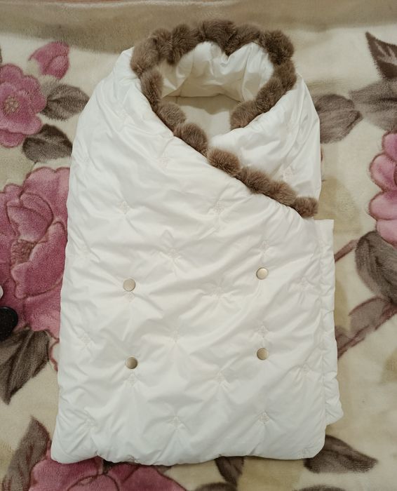 Зимовий Комплект комбінезон + конверт creative baby factory