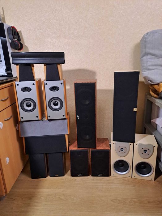 Продаж дерев'яних Пасивних колонок genius  5.1