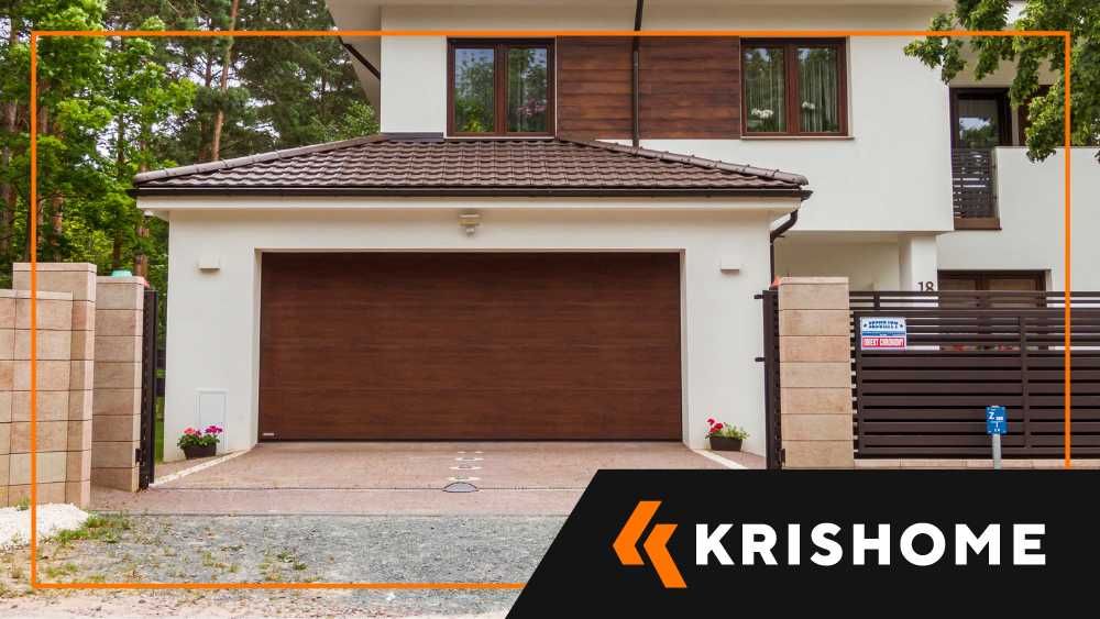 Brama garażowa segmentowa brama przemysłowa KRISHOME